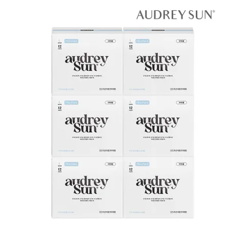 오드리선 NEW TCF 더블코어 생리대 대형 L 12P x6개 +할인쿠폰