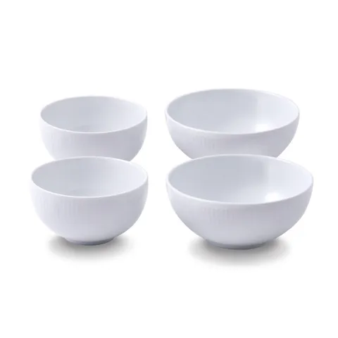 [현대백화점] [로얄코펜하겐] 화이트 플레인 밥그릇 국그릇 2인조 스타터 세트 