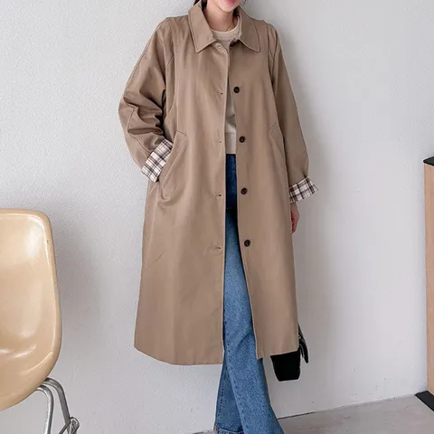 H스타일(NB)캠프바바리 가을 여성 빅사이즈 코트 자켓 야상 사파리 아우터 - 현대Hmall