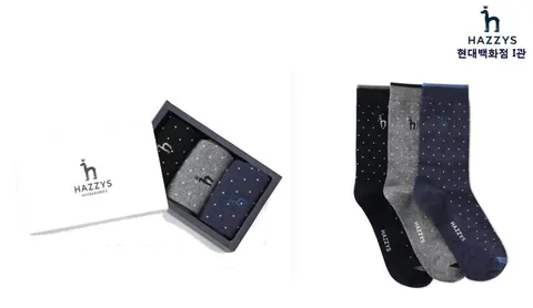 [현대백화점] 헤지스 핸드백 [HJSS0E002N2] 네이비 도트 양말 세트 HJSS0E002 +할인쿠폰(*배송메세지 요청시 선물포장가능*)