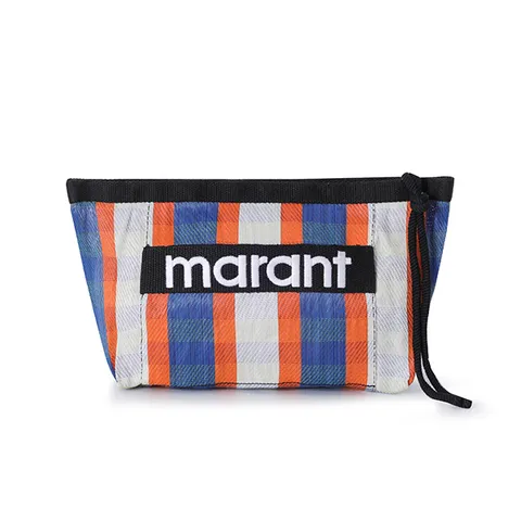 이자벨마랑 PO0001FA A1X17M WHBO POWDEN 파우든 로고 스트라이프 파우치백 +할인쿠폰