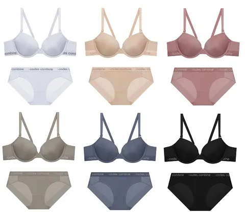 코데즈컴바인이너웨어 베이직 브라팬티SET 6종 택1 (161LGY 외) - 현대Hmall
