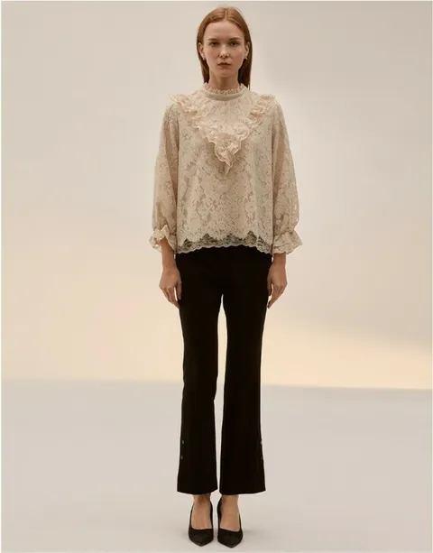 [현대백화점] [손정완] 엘리자베스 프릴 블라우스 ZDR3333131