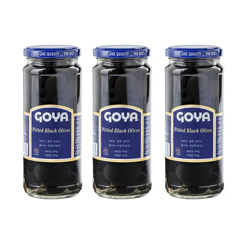 고야 피티드 블랙 올리브 350g x 3개