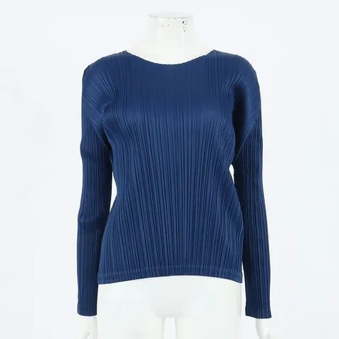 [중고]이세이미야케 플리츠플리즈 긴소매 탑 55-66(NO 10223323)