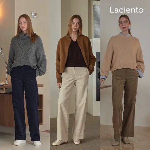 [ ★겨울최신상! 슬림 코듀로이 팬츠★][론칭가 49900원] 라씨엔토 FW 코튼 스판 코듀로이 팬츠 1종