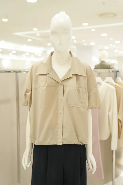 [현대백화점] [나이스클랍] 롤업소매 반팔 셔츠 (A252PWB456)