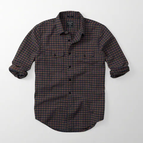 아베크롬비 남자 옥스포드 셔츠 125-168-2554-208