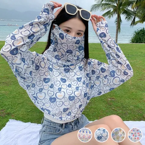 가디건 카디건 CD 햇빛 차단마스크 넥워머 일체형 케이프 URD574 +할인쿠폰