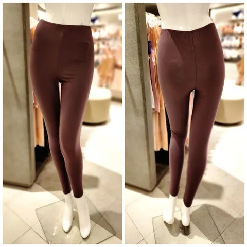 [현대백화점] 비너스 모달 캐시미어 나염 9부 하의 여성 내의 VLG5062L DB(다크브라운)