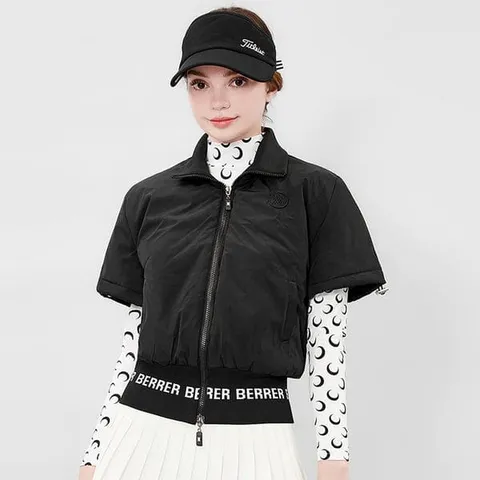 [하프클럽/체스]미우 퍼포먼스 리스티 여성골프 반팔 패딩점퍼 여자골프패 +할인쿠폰