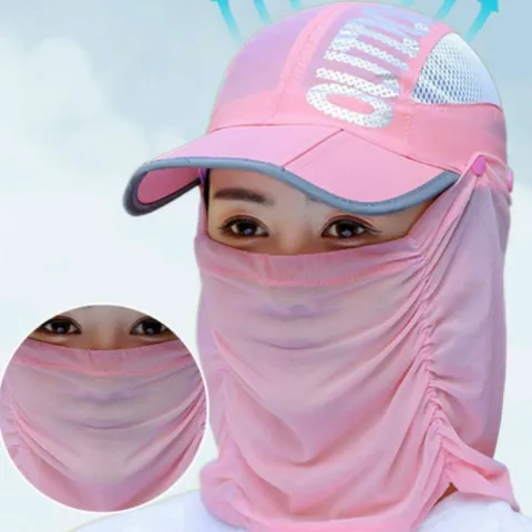 골프 등산 캠핑용 얼굴 햇빛 차단 모자 +할인쿠폰