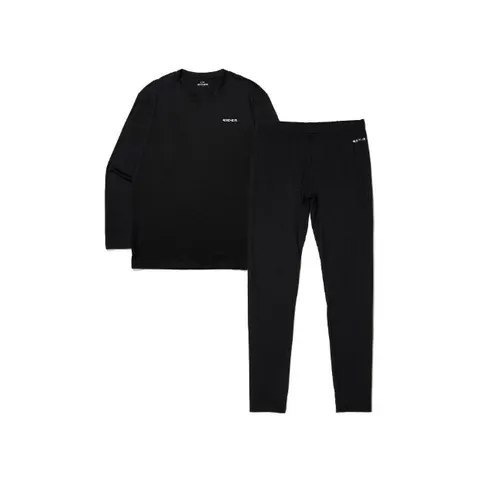 JQS DMW24801Z1 남성 모달 웜 동내의 (상/하 set) (Black) +할인쿠폰