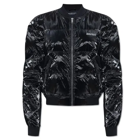 [이자벨마랑] 23FW CODY 로고 패치 코팅 패딩 MA0056FB A3C49E 01BK