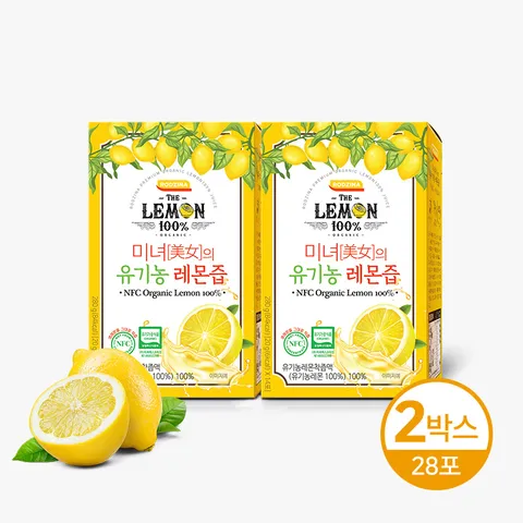 [ 100% 스페인산, 유기농 레몬즙][지케이라이프] 미녀의 유기농 레몬즙_2박스