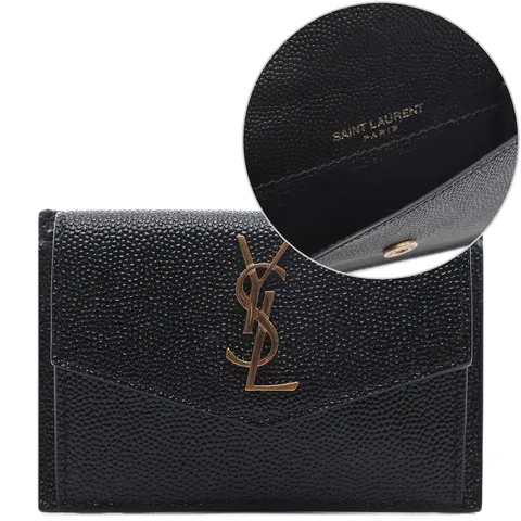 [생로랑] 25SS 여성 업타운 플랩 카드지갑 (582305 1GF0J 1000 25S) +할인쿠폰