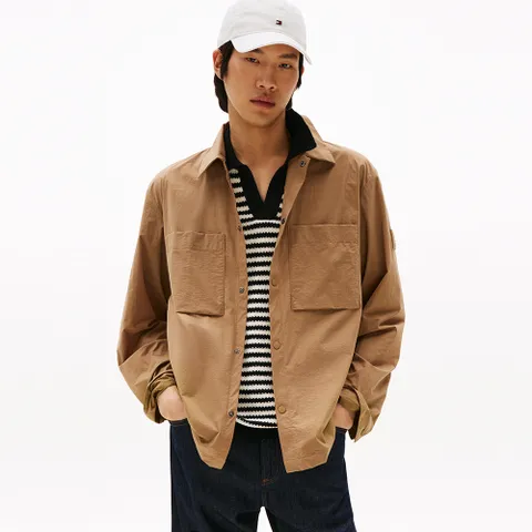 [[결제단에서 10%다운로드쿠폰 추가 적용 가능]][타미힐피거] 테크 셔츠 재킷 (T12F6WOT010MT1JCI) +할인쿠폰