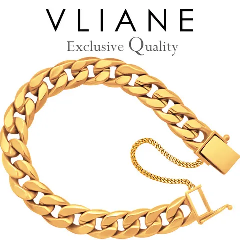 [브리앙] 18K 볼륨 커브체인 남자 팔찌