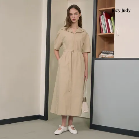 [쥬시쥬디] 벨티드오픈카라원피스 JZOP320B +할인쿠폰