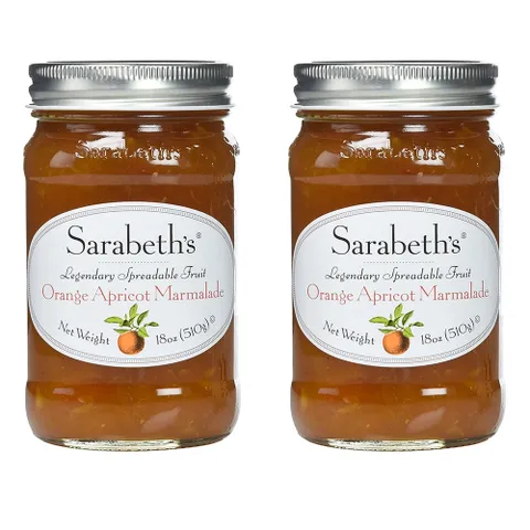 사라베스 오렌지 살구 마말레드 잼 스프레드 510g 2팩/ Sarabeths Orange Apricot Marmalade Spread 18oz