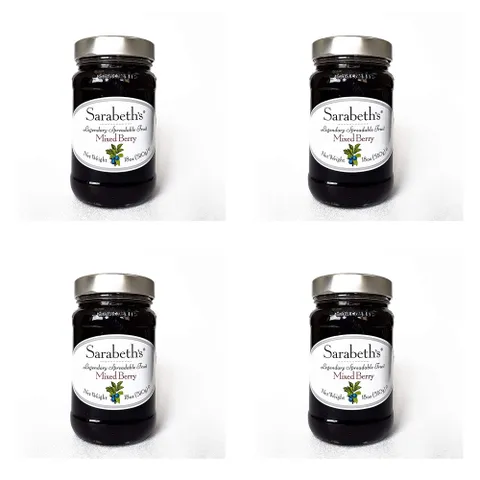 [[해외직구]]사라베스 믹스 베리 잼 스프레드 510g 4팩/ Sarabeths Mixed berry(Billy Blues) Spread 18oz +할인쿠폰
