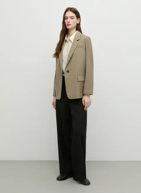 [현대백화점] 쉬즈미스 SWWSLP32080 베이직 와이드 팬츠