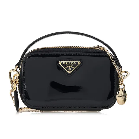 [프라다] 여성 페이턴트 가죽 미니 파우치 1NR025 069 F03KJ +할인쿠폰