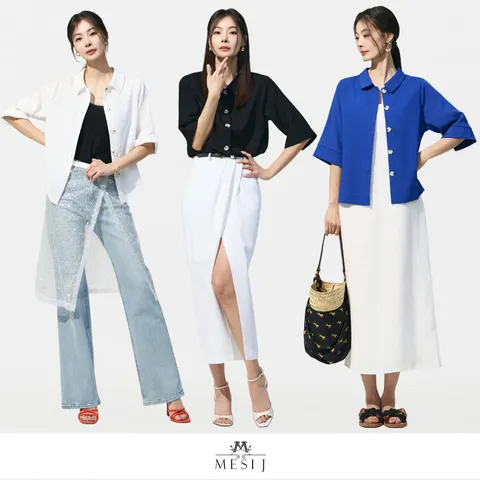 [배우 윤소이가 선택한]메시제이 25SS 인견 셔츠재킷 3종 +무이자3개월