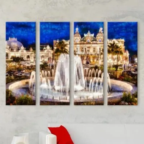 꾸밈 cw596-모나코몬테카를로카지노야경 그림 대형노프레임세트 +할인쿠폰