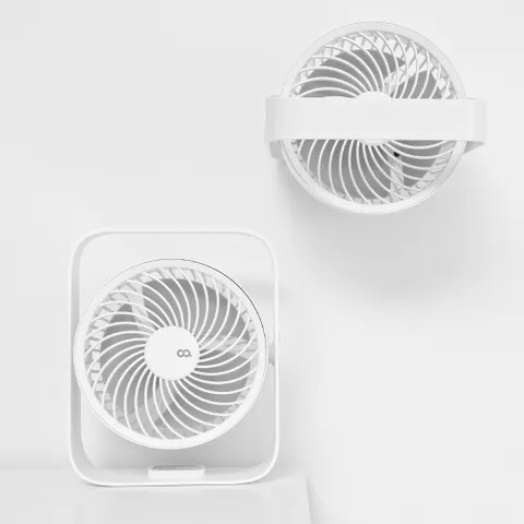 오아 스퀘어프로 미니 무선 탁상용 벽걸이 선풍기 저소음 사무실 책상 USB 충전식 캠핑 소형 BLDC 서큘레이