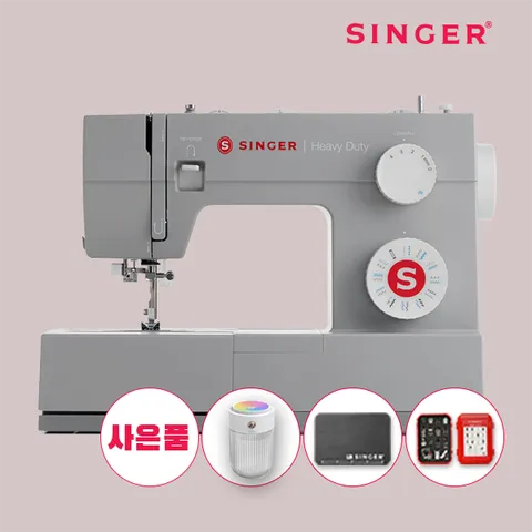 준공업용 싱거4423 자동단추구멍 분당1100회 사은품 LED라이트 가습기+노루발15종세트+매트