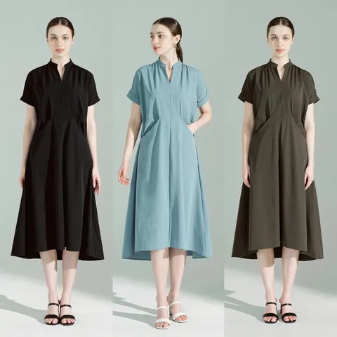 [ 사각사각 썸머 나일론 원피스][론칭가 69900원][La RACEE CHIC] 라라쎄시크 여성 빅포켓 썸머 원피스 1종