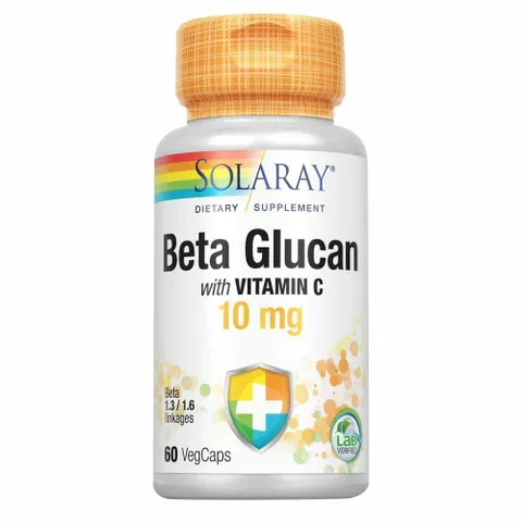 [[해외직구]][해외직구]솔라레이 베타 글루칸 비타민C 10mg 60베지캡슐/ Solaray Vitamin C Beta Glucan