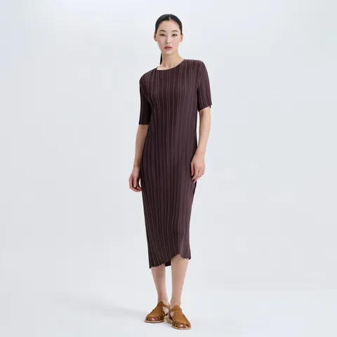 [현대백화점] [플리츠미] 베이직 숏 슬리브 원피스_EPOPM325003