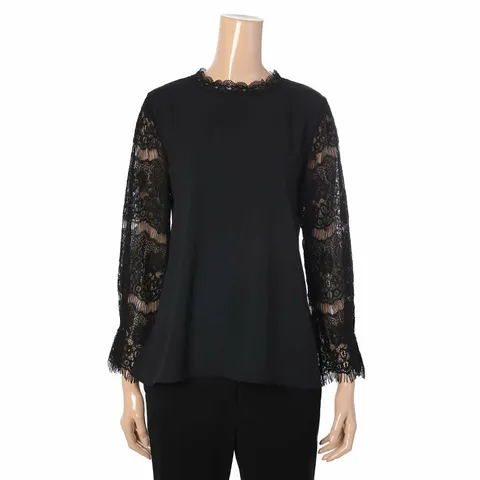 [현대백화점] [안지크]레이스 배색 블라우스 AF1BL5190 +할인쿠폰