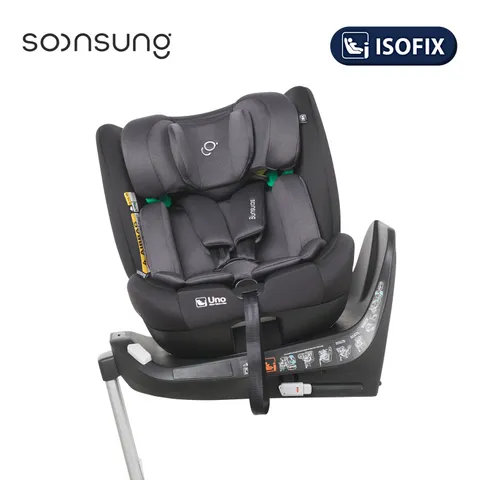 순성 우노 올인원 아이사이즈 회전형 카시트 (ISOFIX) 블랙