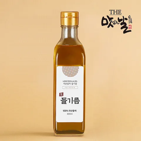 국산들깨로 만든 생들기름 300ml x 1병/저온압착