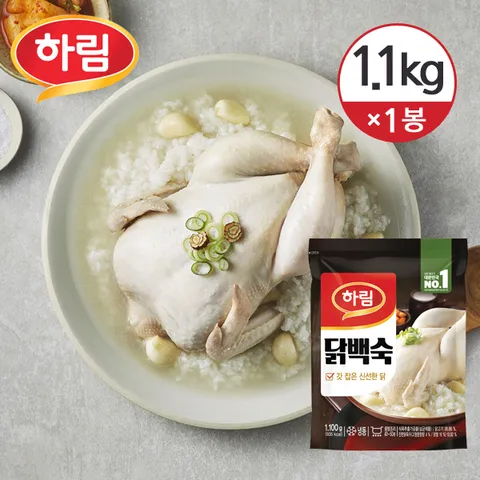 [냉동] 하림 닭백숙 1.1kg