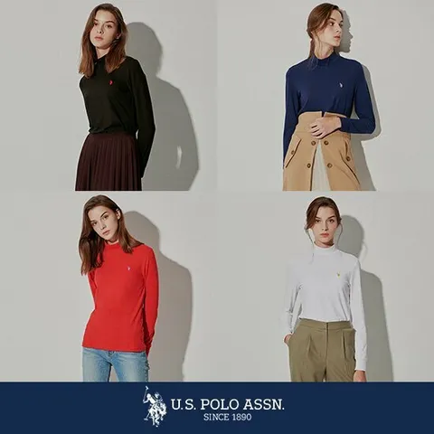 [USPA] 최초가 49,000원 여성 양기모 모크넥 +할인쿠폰