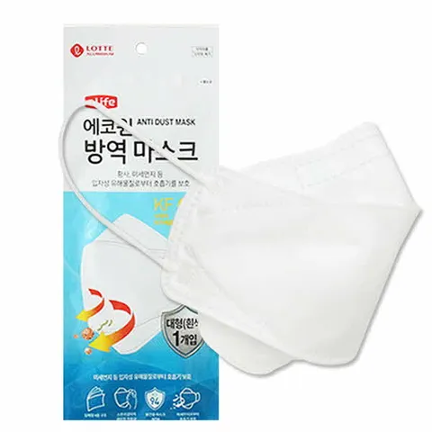 롯데이라이프 에코원 방역마스크 KF94 대형