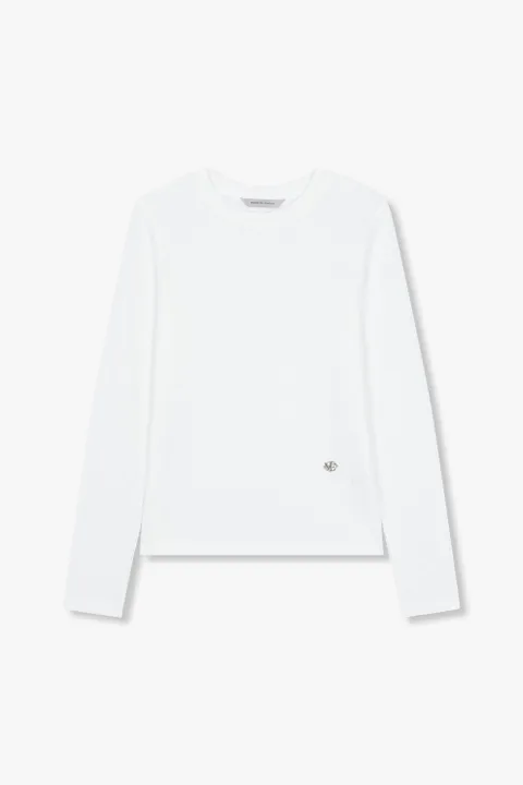 [현대백화점] [보브] 메탈 로고 롱 슬리브 슬럽 티셔츠 (7155140002)