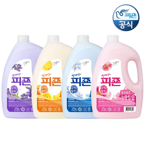 피죤 섬유유연제 3.1L 용기 x 4개 - 현대Hmall