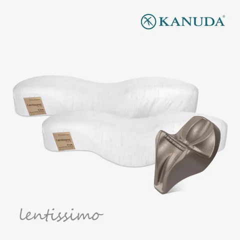 [가누다] 골드라벨 렌티시모 더블세트(베개2+머리냅) / 메모리폼 경추 베개