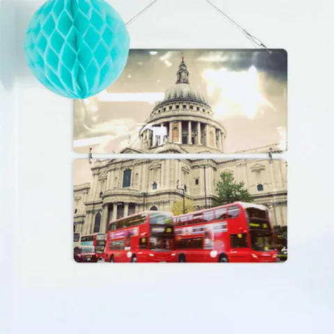 아트박스/꾸밈 nl452-멀티아크릴액자_여행가고싶은곳(2단)