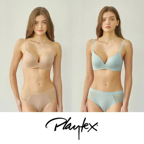 [Playtex] 플레이텍스 와이어리스 시크릿S 브라팬티 4종세트 PXW2M1213_T - 현대Hmall