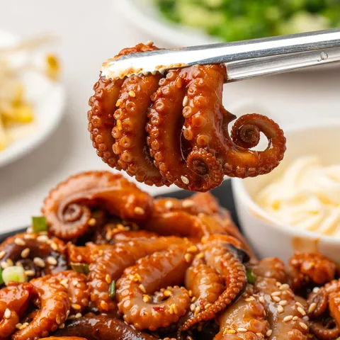 [전라도 청년] 매콤달달 쭈꾸미불라쓰 볶음 4팩(300gx4)