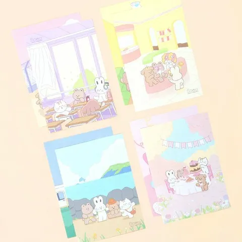 공책 오첵 해피투게더 편지지세트