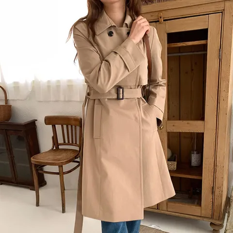 H스타일(OT)버킷BBY트렌치코트 봄 여성 코트 트렌치 바바리 자켓 JK 아우터 점퍼 JP - 현대Hmall