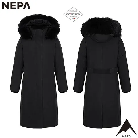 [현대백화점] [네파][TV광고]안유진 아르테(7J82071) 여성 아르테 럭스 TR 고어텍스 롱 헝가리 구스코트 다운