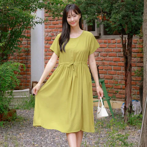 O25077BB 썸플랫반팔원피스 +할인쿠폰